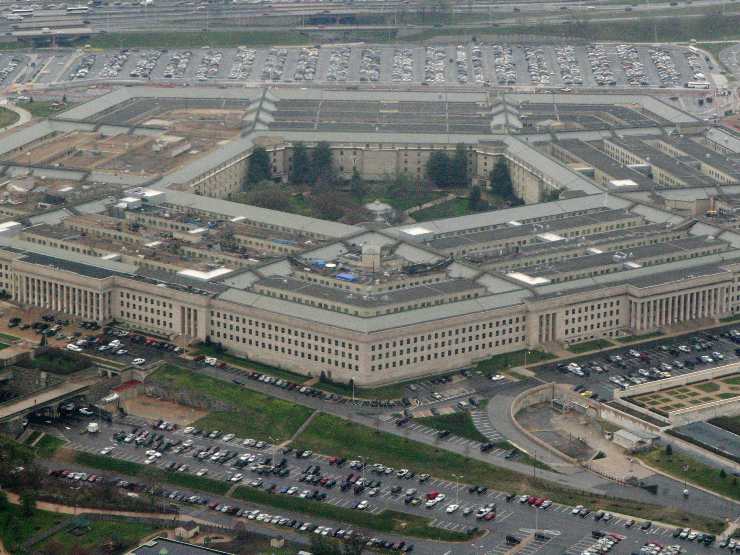 caption: This March 27, 2008, file photo, shows the Pentagon in Arlington, Va. The U.S. Army, for the first time, is offering a maximum enlistment bonus of $50,000 to highly skilled recruits who sign up for six years.