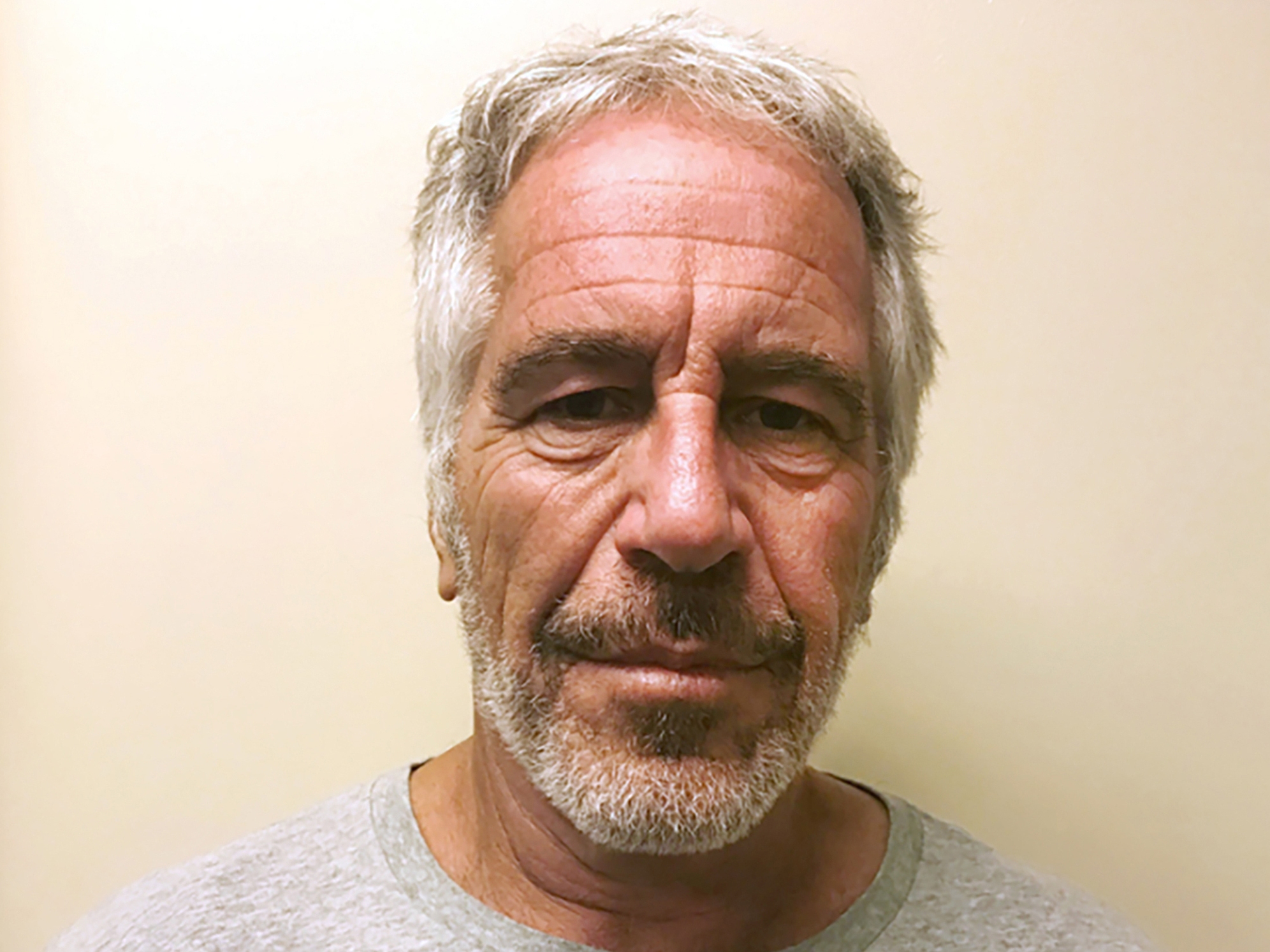 caption: FILE - This March 28, 2017, file photo, provided by the New York State Sex Offender Registry shows Jeffrey Epstein.