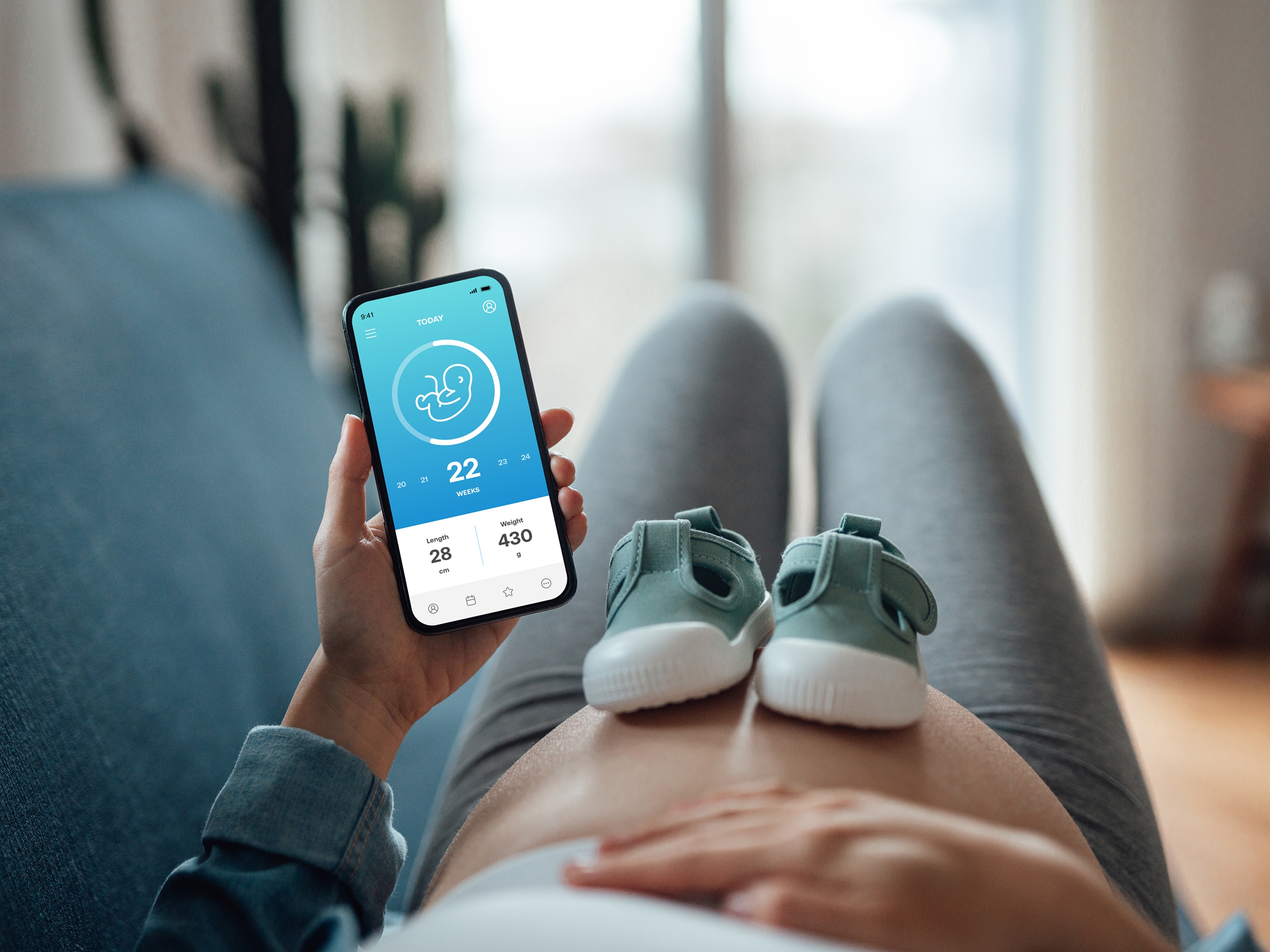 caption: From apps to gadgets, <em>Second Life</em> considers how tech is changing having a baby.