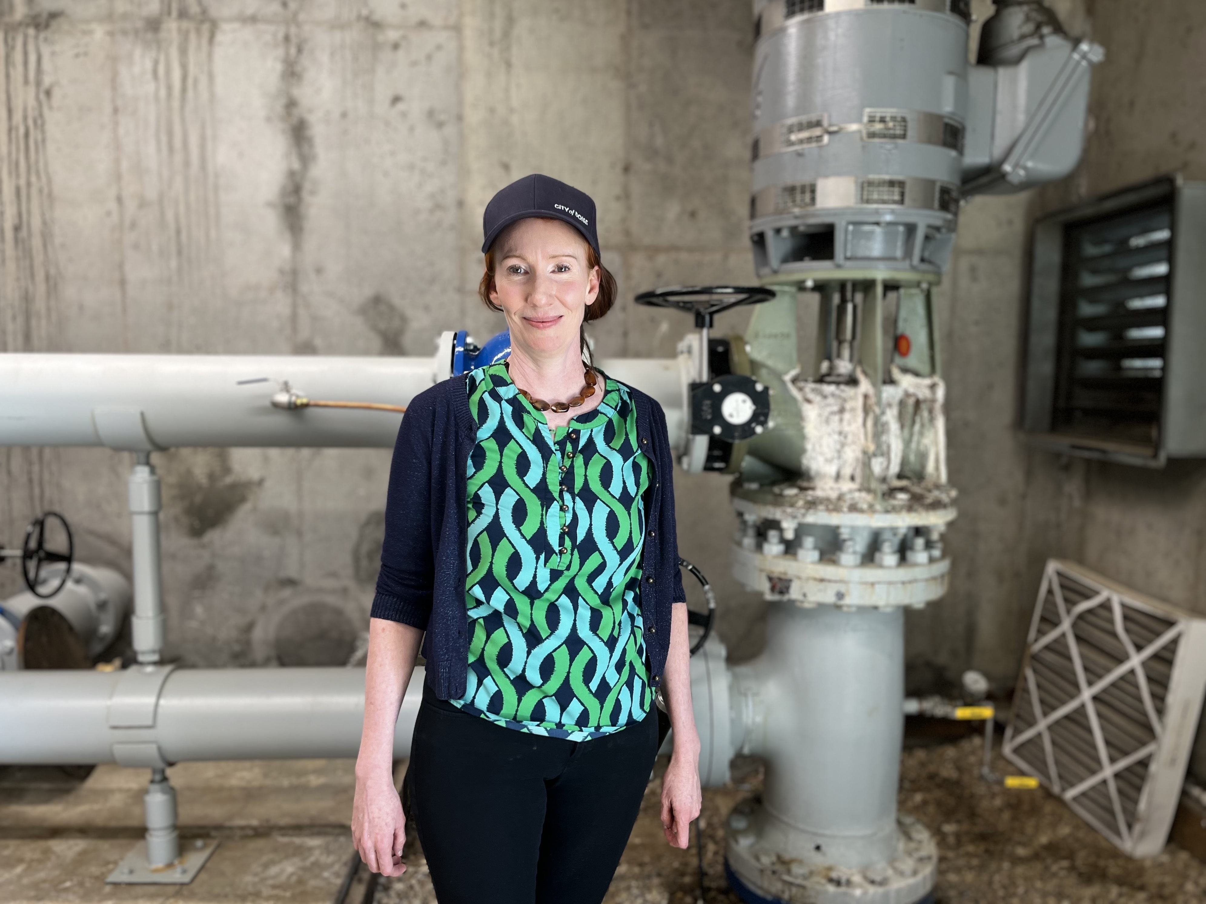 caption: Tina Riley moved to Idaho recently in search of a new career working in the clean energy transition.