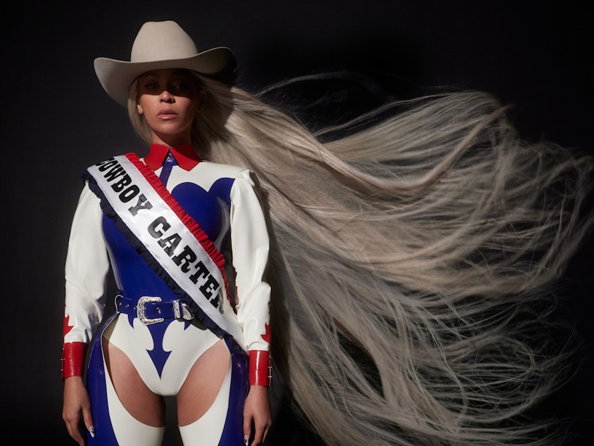 caption: <em>Cowboy Carter</em> is the hotly anticipated follow-up to to Beyoncé's 2022 album, <em>Renaissance</em>.