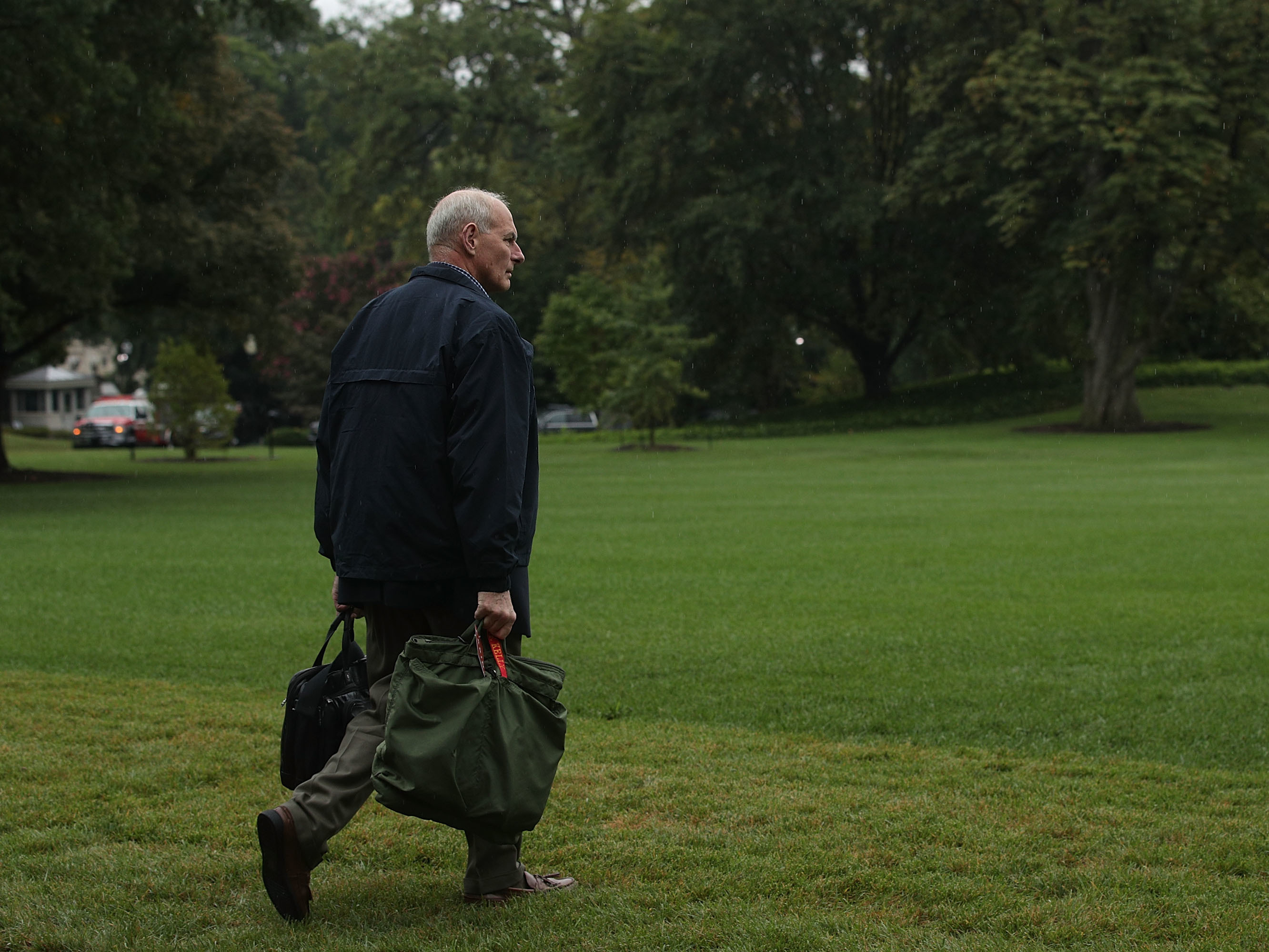 caption: President Trump announced Saturday that White House chief of staff John Kelly would be leaving the administration by the end of the year.