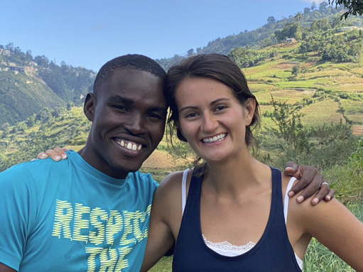 caption: In this undated photo provided by El Roi Haiti, Alix Dorsainvil, right, poses with her husband, Sandro Dorsainvil. Alix Dorsainvil, a nurse for El Roi Haiti, and her daughter were kidnapped July 27, the organization said.
