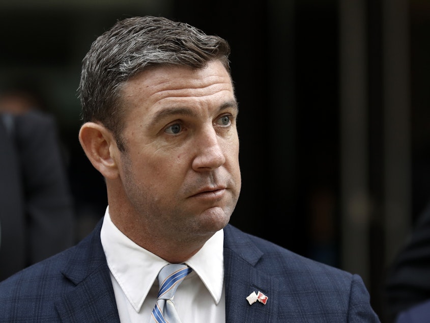 caption: Rep. Duncan Hunter said Friday he would soon resign his congressional seat.