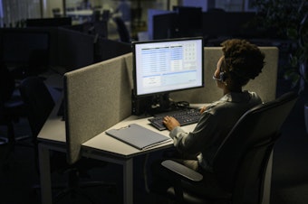 caption: Working late nights and variable schedules when you're young is linked with poor health and depression at 50, a new study finds.