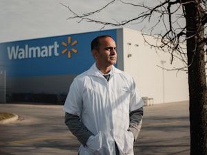 caption: Ashwani Sheoran, 41, says that when he worked as pharmacist at different Walmarts, he spoke up about the handling of opioid prescriptions and was told to stay quiet and was eventually let go.