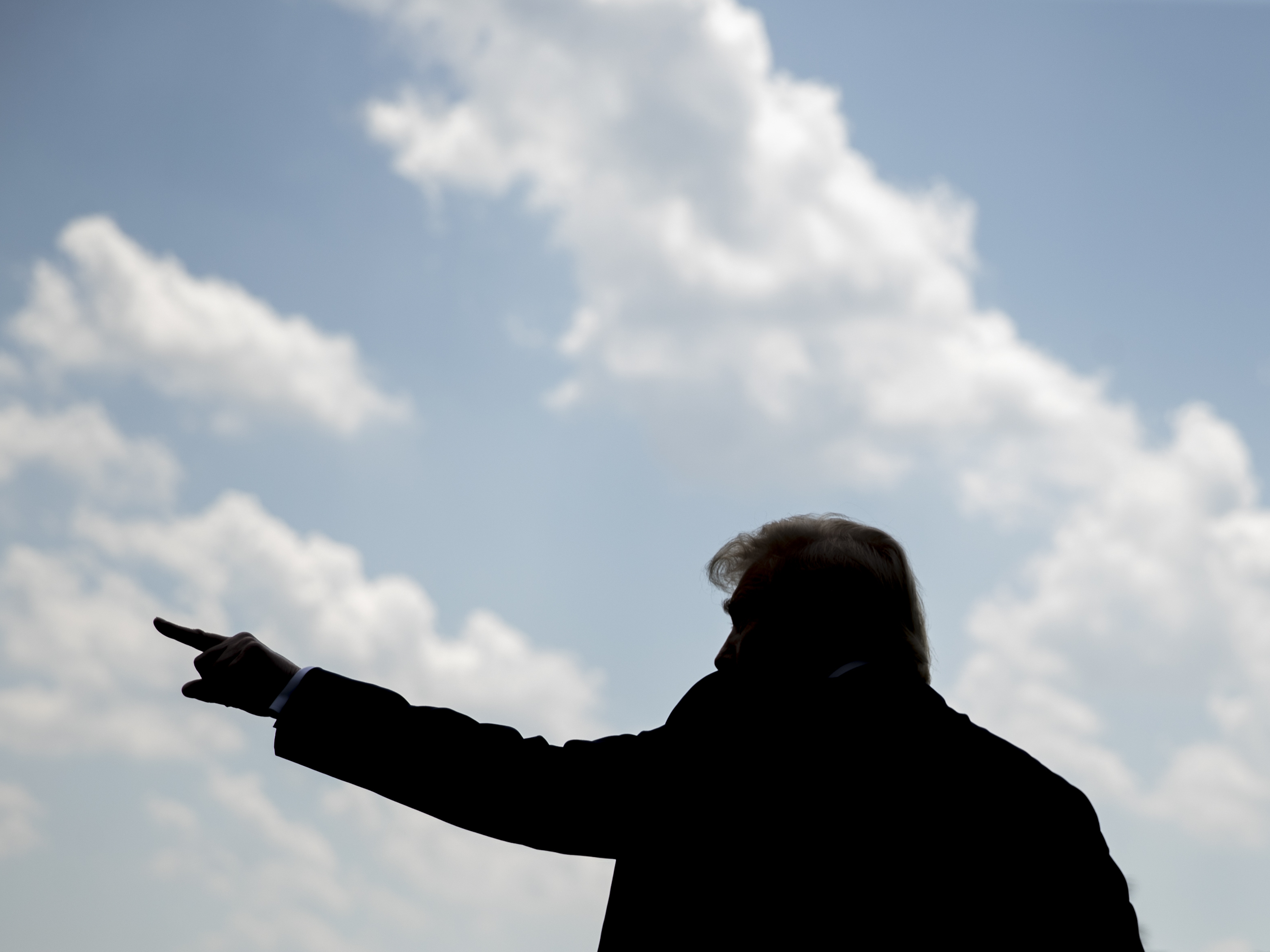 caption: "You won't be safe in Joe Biden's America," one of President Trump's campaign ads argued.