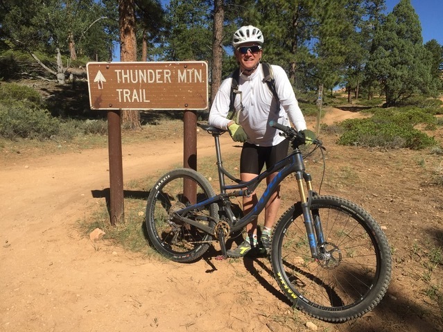 caption: Andy Davis was fit and active when he was diagnosed with heart failure.