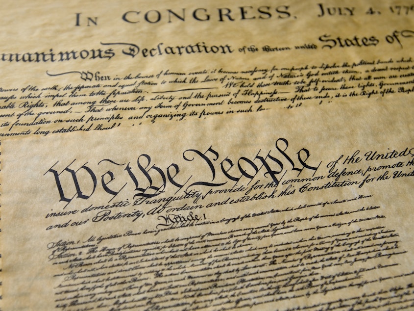 caption: Federal lawmakers introduced an joint resolution that seeks "to prohibit the use of slavery and involuntary servitude as a punishment for a crime" under the 13th Amendment to the Constitution.