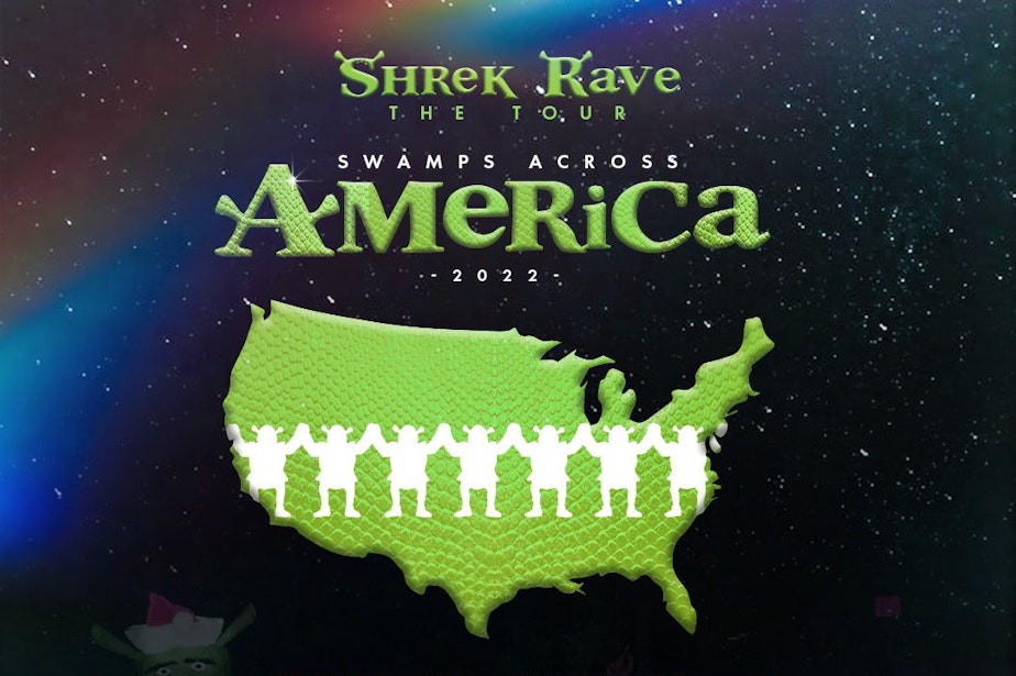 caption: Shrek Rave: The Tour