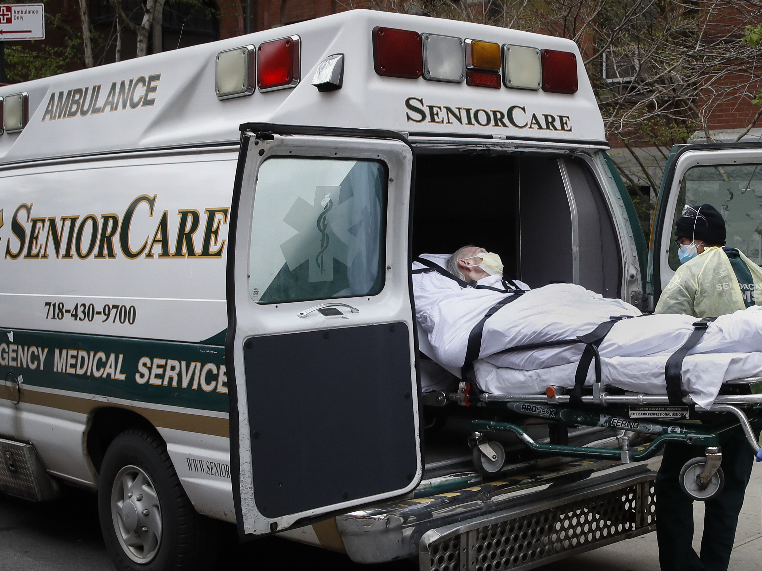 caption: "It was certainly expected that nursing homes would be hit but it was not inevitable that they'd be hit this hard," Richard Mollot, executive director of New York-based Long Term Care Community Coalition, told NPR.
