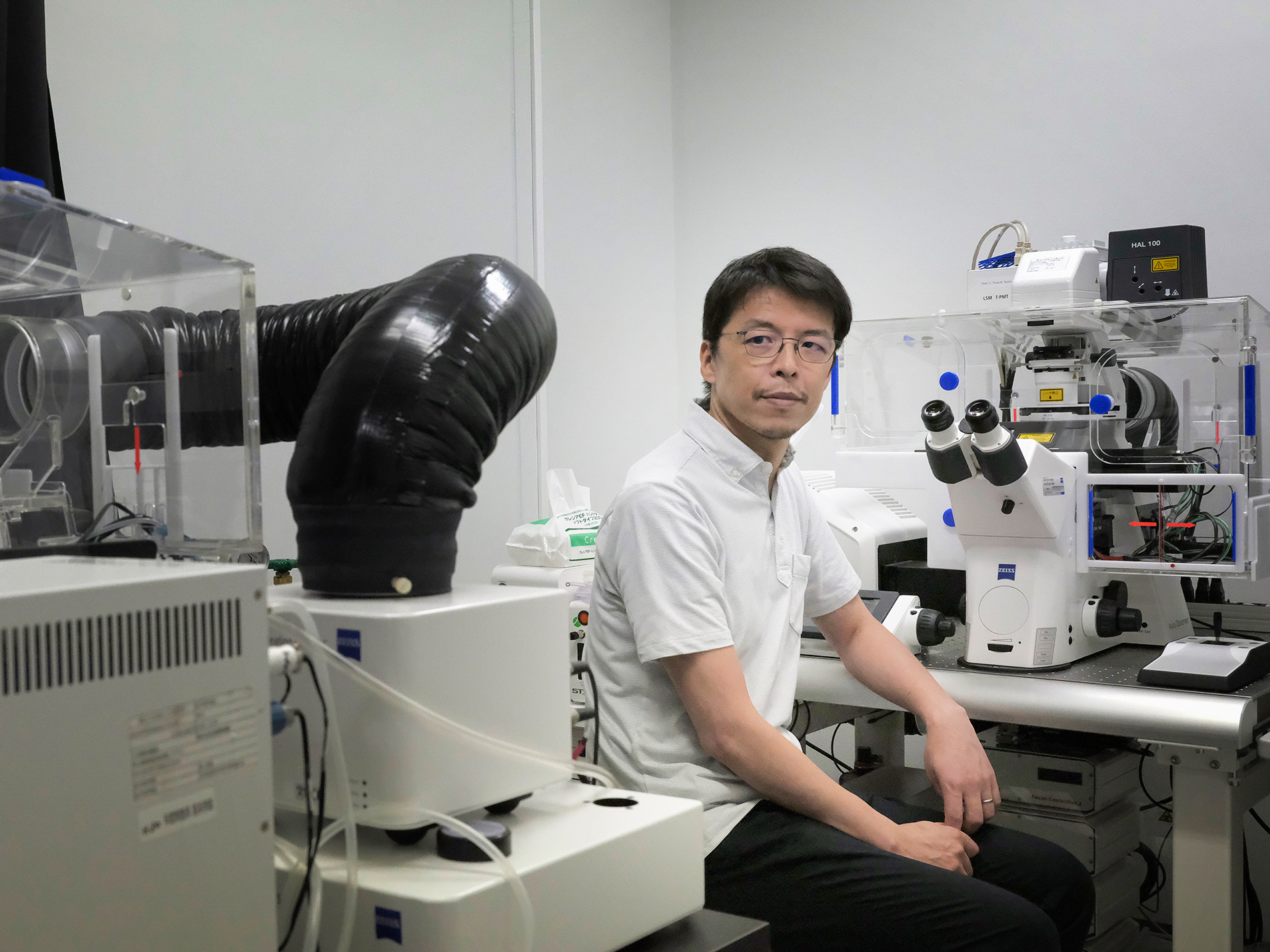 caption: Katsuhiko Hayashi, a developmental geneticist at Osaka University, is working on ways to make what he calls "artificial" eggs and sperm from any cell in the human body.