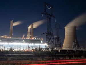 caption: The Miller coal power plant in Adamsville, Alabama, sent about as much planet warming carbon dioxide last year as 3.7 million cars. An industry group says a climate plan in Congress would shut down all U.S. coal plants by 2030, or earlier.
