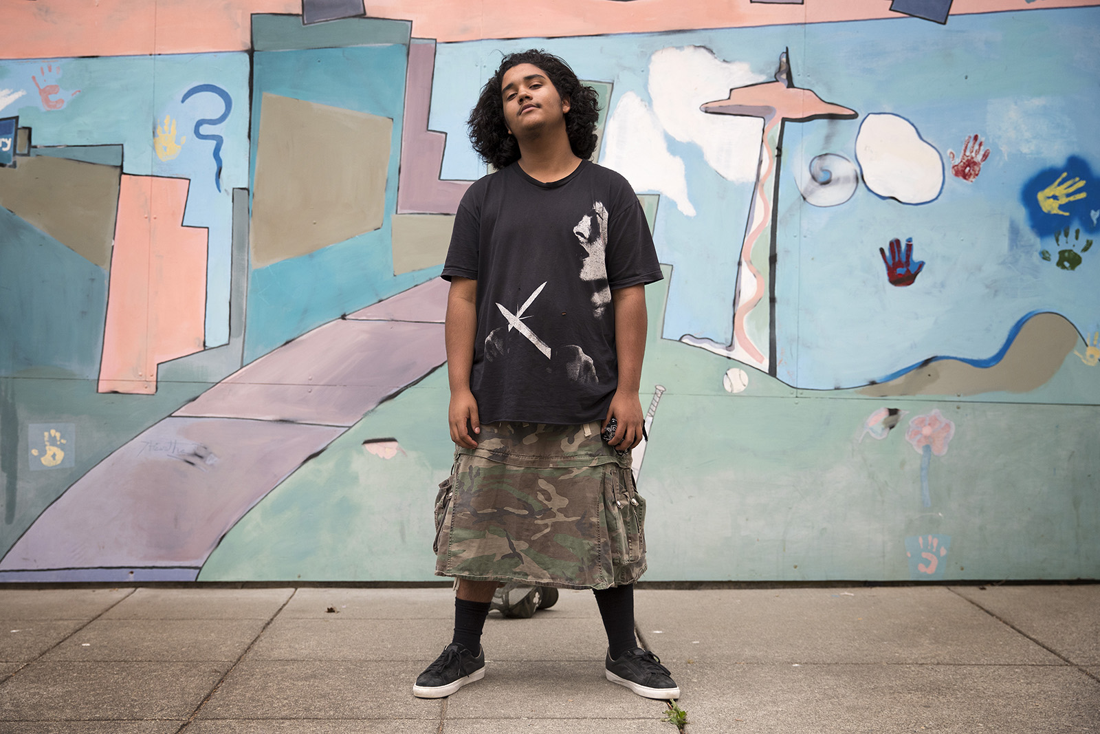 caption: A file photo of Ian Lee, a student at Nova High School when this photograph was taken on Thursday, September 7, 2017. 'I'm always on top of my outfits,' Lee said. 