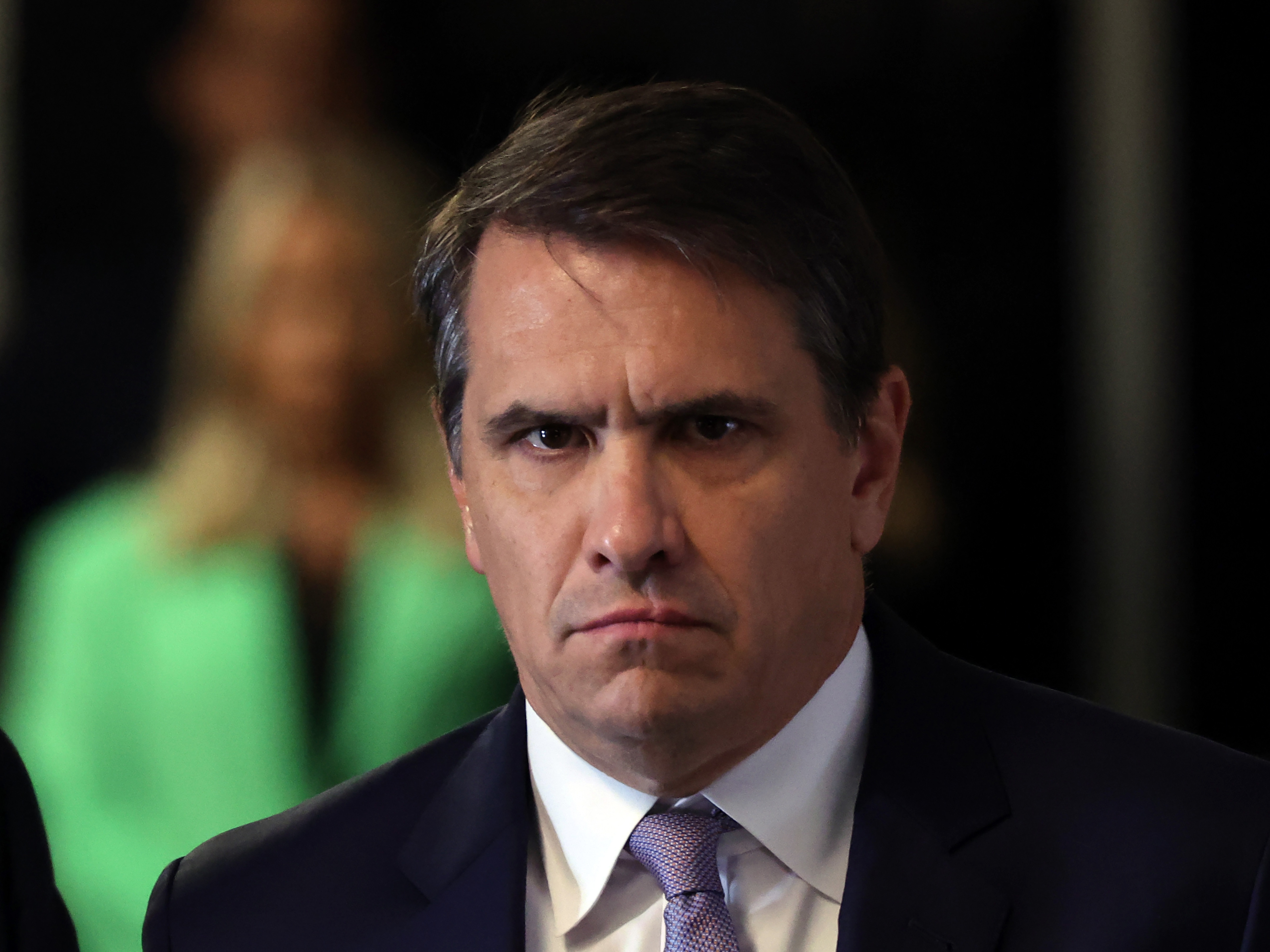 caption: Todd Blanche in May 2024 at the Manhattan Criminal Court during the hush money trial of President Donald Trump.