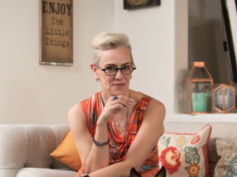 caption: Marianne LeBlanc stages in-person corporate events. But those jobs disappeared during the pandemic and have been slow to return.