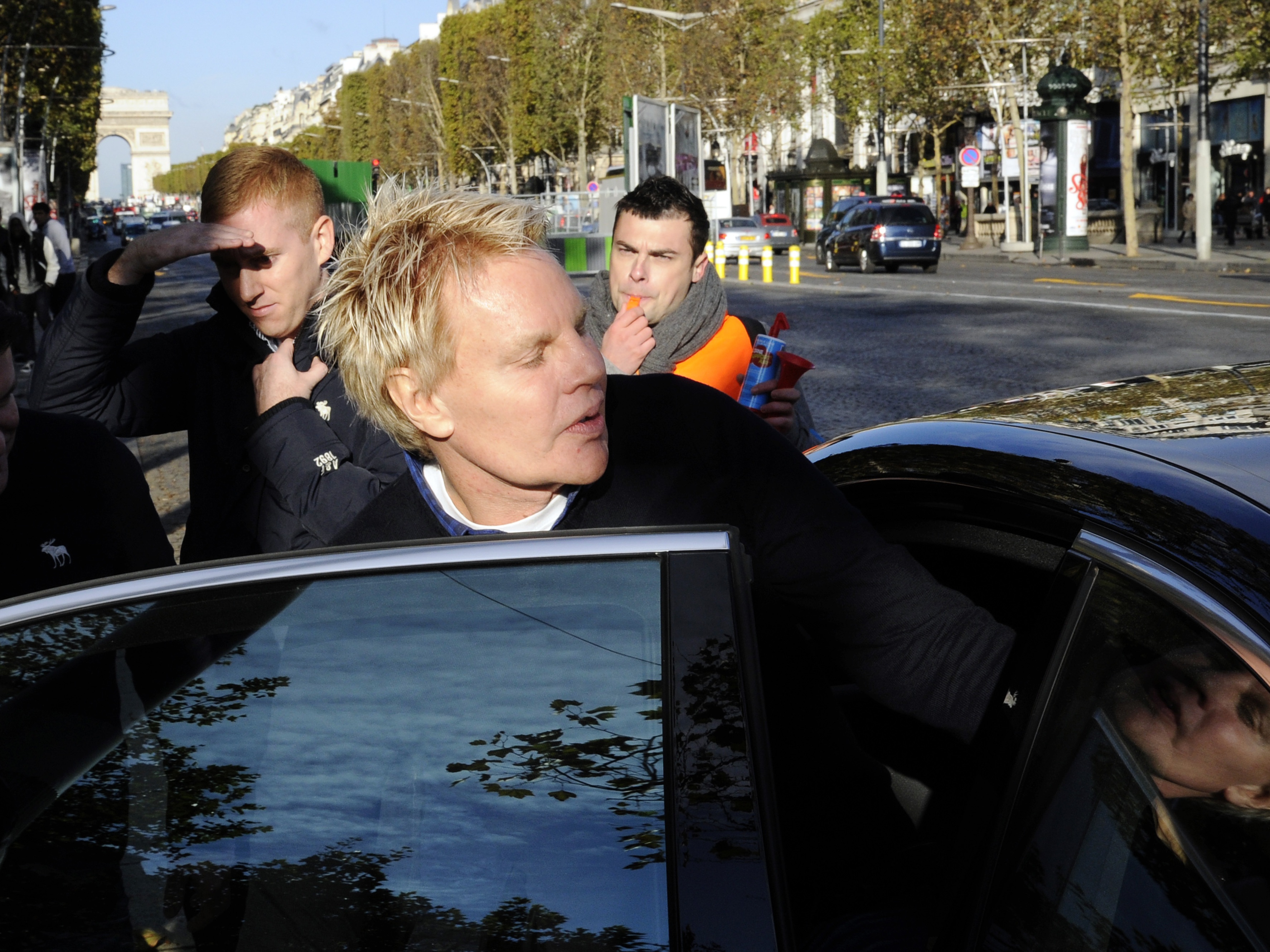 caption: Mike Jeffries, who turned Abercrombie &amp; Fitch into a clothing powerhouse, was arrested in West Palm Beach, Fla., as part of a prostitution and sex trafficking case. He's seen here in 2012.