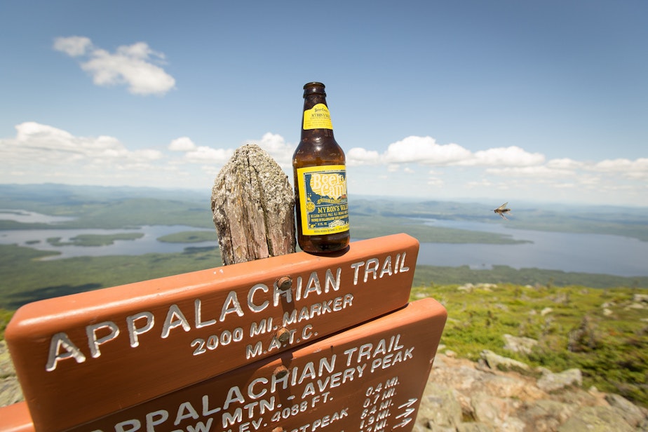 caption: Dehydrated alcohol is a subject of debate in Washington. Joni Balter says that it could become an "REI thing" for hikers who don't want to have to haul a beer in their pack.