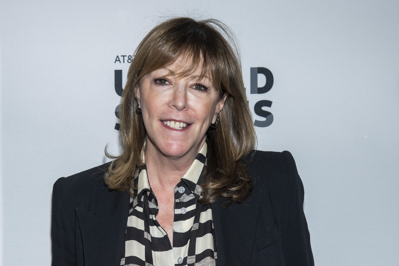 caption: Jane Rosenthal attends the AT&T Presents: Untold Stories luncheon, in conjunction with the Tribeca Film Festival, at Thalassa on Monday, April 22, 2019, in New York. (Charles Sykes/Invision/AP)