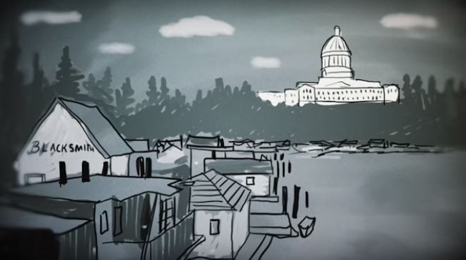 caption: Washington state has a fraught relationship with the idea of an income tax. The state currently does not have one.