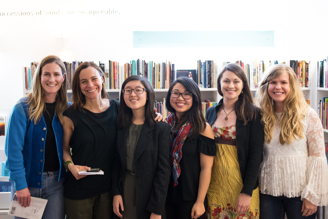 caption: A gathering of the 'Best New Poets 2017' at Open Books