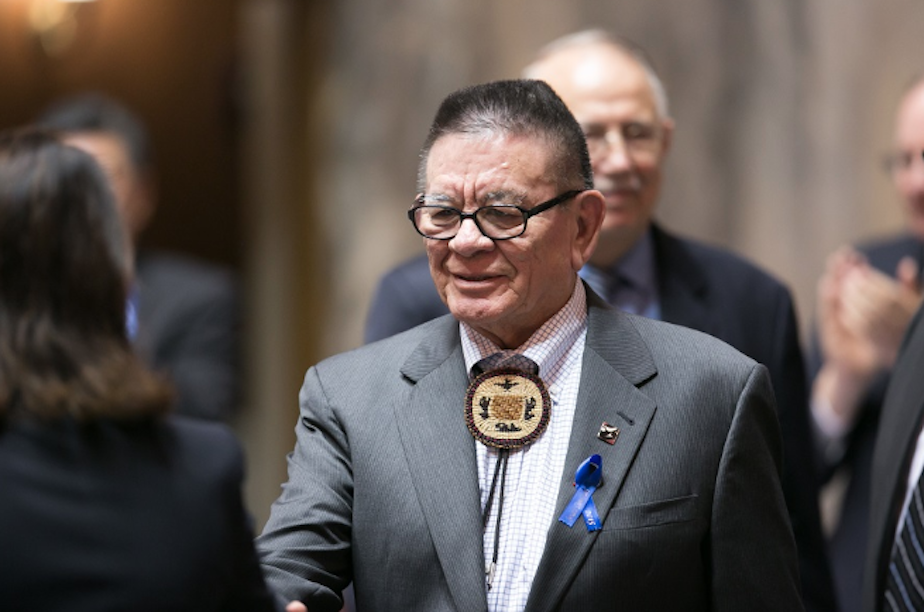 caption: Washington state Sen. John McCoy, D-Tulalip, is sponsoring the Native American Voting Rights Act. 