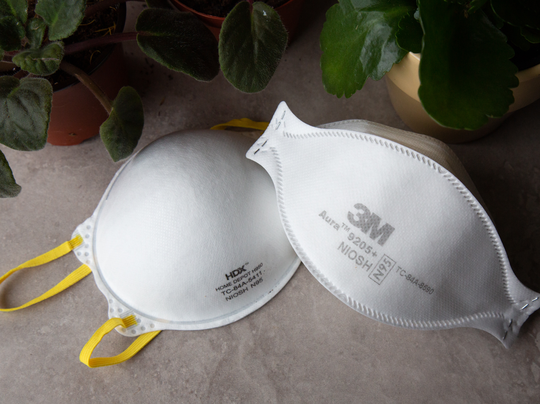 caption: NIOSH-approved N95 masks are recommended to prevent the transmission of the COVID-19 omicron variant.