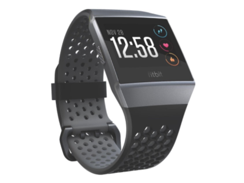 caption: Fitbit has received dozens of reports that the lithium-ion battery in the Ionic smartwatch watch overheating and have caused burn injuries.