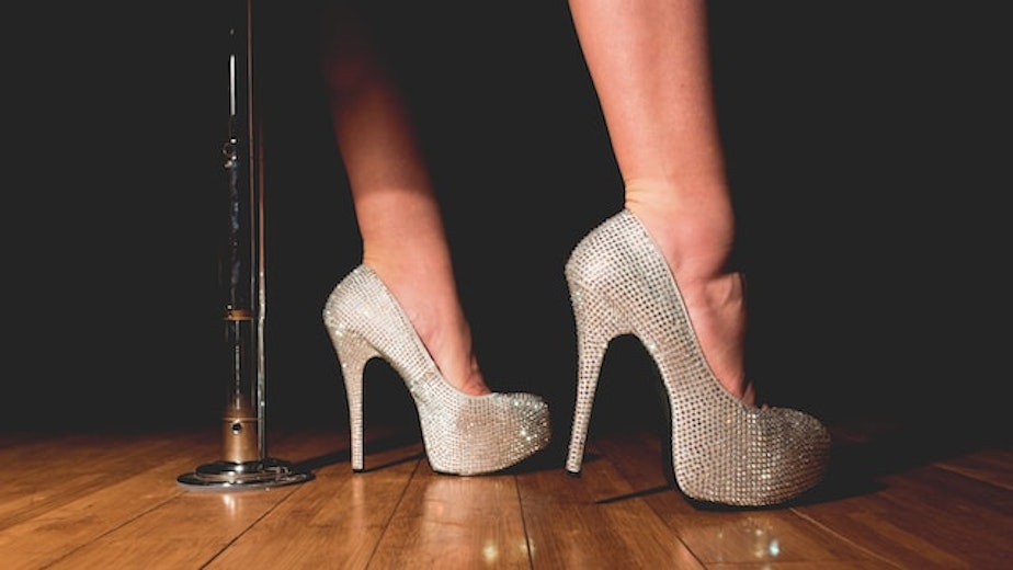dancer pole glitter shoes dancing generic