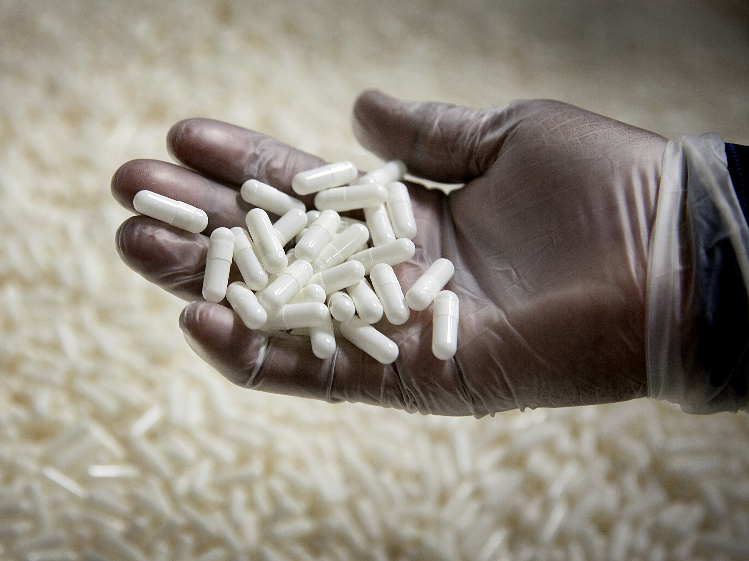 caption: Only 28% of the factories that make active ingredients for pharmaceuticals for the domestic market are located in the U.S., according to the Food and Drug Administration.