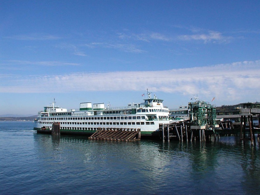 caption: The M/V Yakima ferry. 