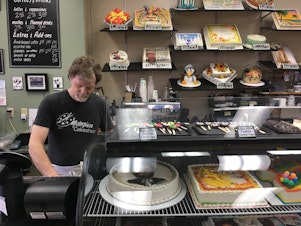 caption: Jack Phillips of Masterpiece Cakeshop in Colorado has declined to make a custom cake for a gay wedding and now for a gender transition.