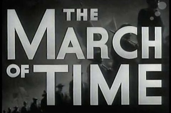 caption: Screenshot of "The March of Time" show.
