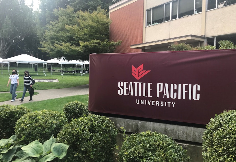 caption: Seattle Pacific University students and staff have sued leaders of the board of trustees for refusing to put an end to the university's discriminatory hiring practices.