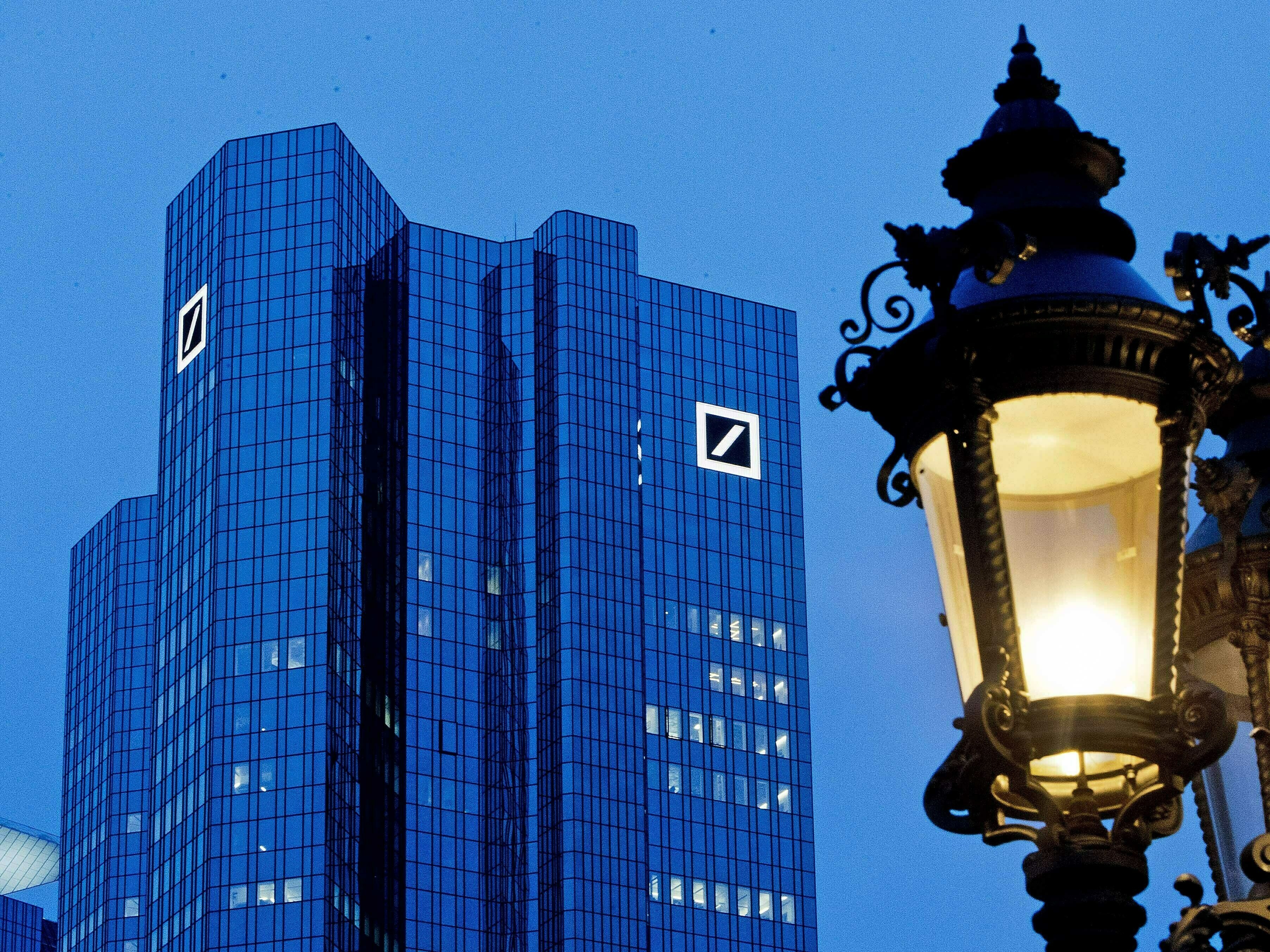 caption: President Trump is suing Deutsche Bank, as well as Capital One, in attempt to block the banks from responding to subpoenas from two House panels seeking personal financial documents related to the president, his family and his company.