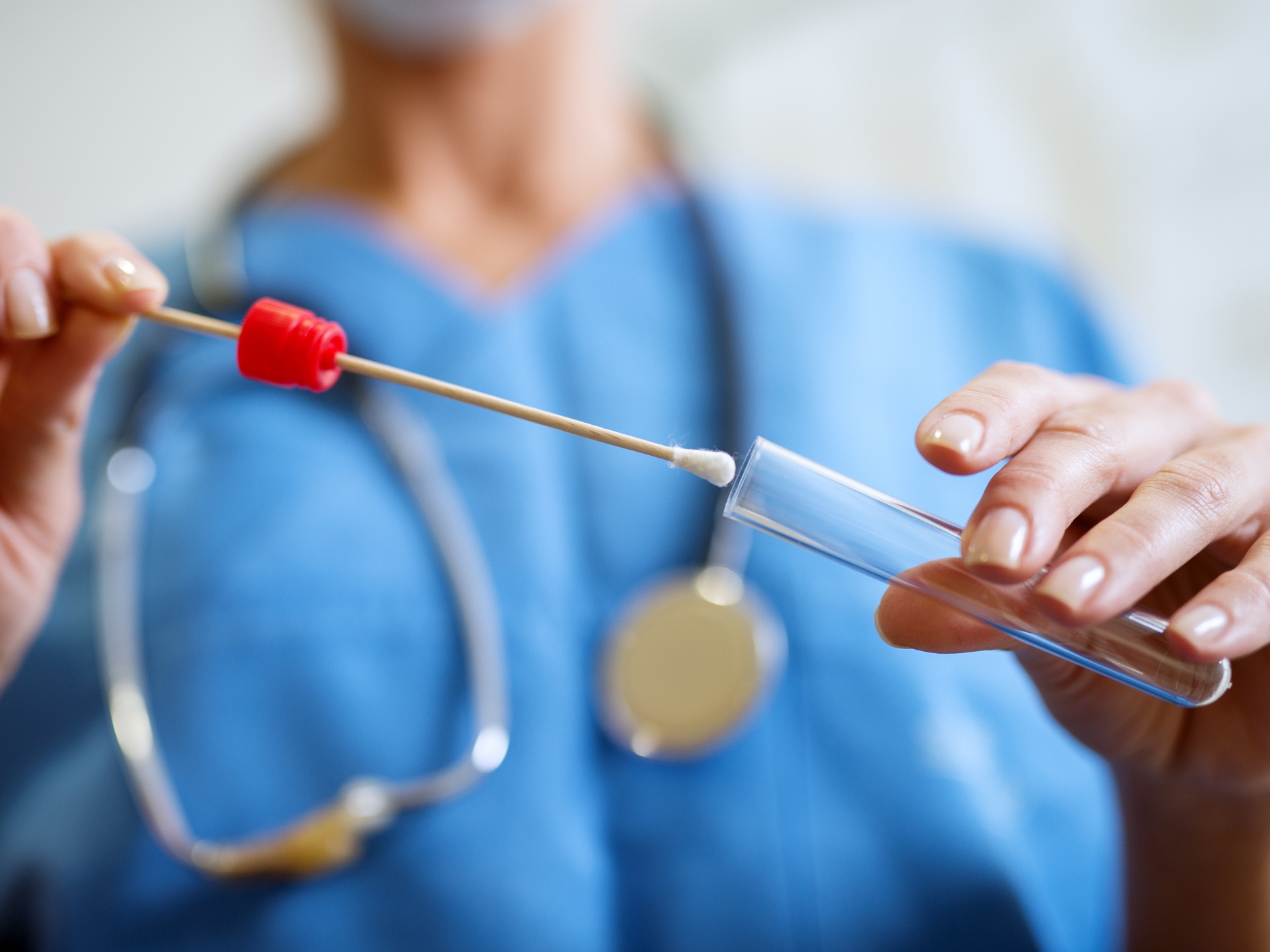 caption: Your saliva is "like a microbial fingerprint," says Purnima Kumar, a spokesperson for the American Dental Association. But it also changes if you take a sip of water or coffee.