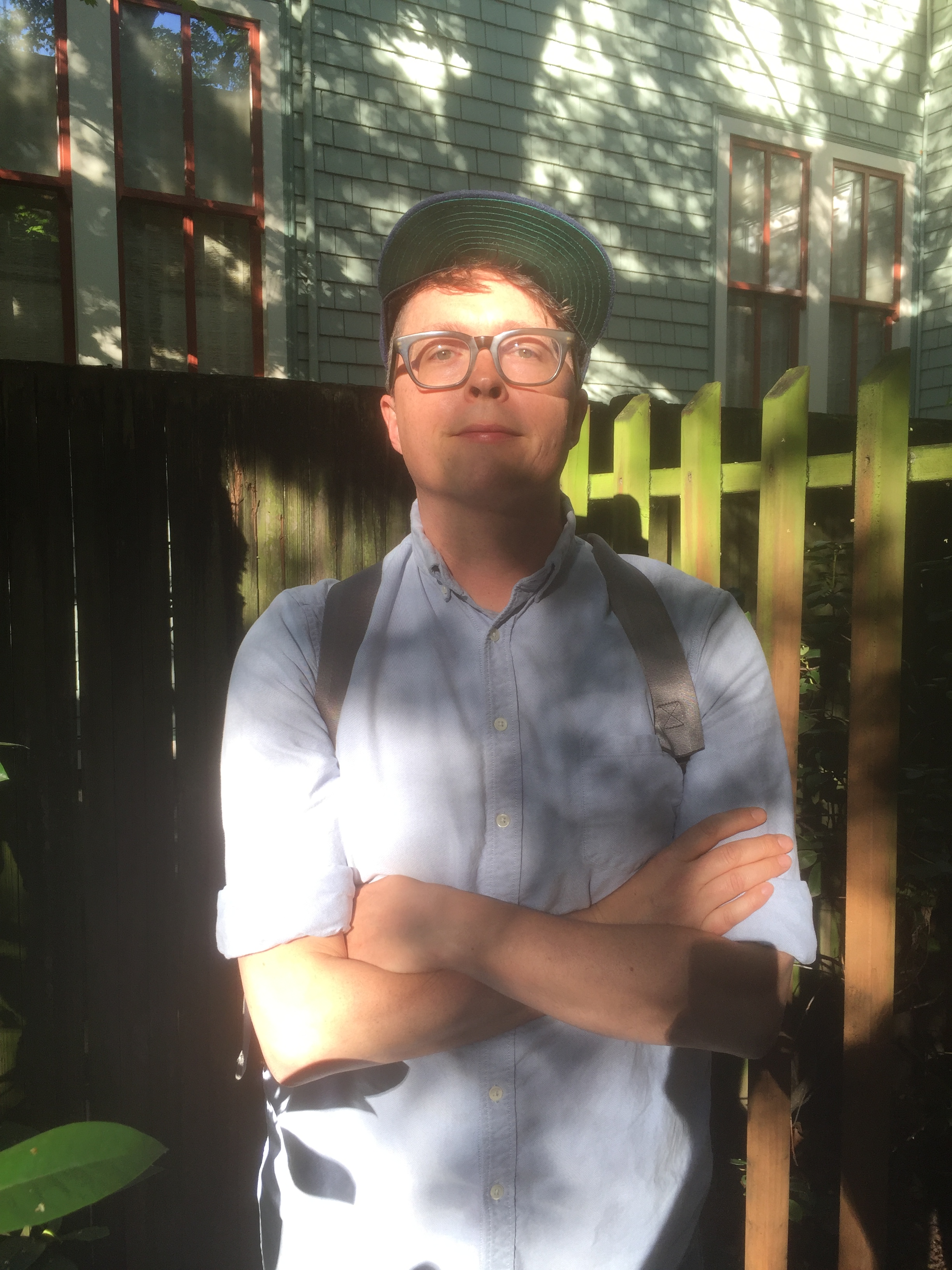 caption: Poet Matthew Dickman at Hugo House