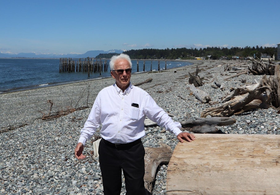 caption: Point Roberts Chamber of Commerce President Brian Calder.