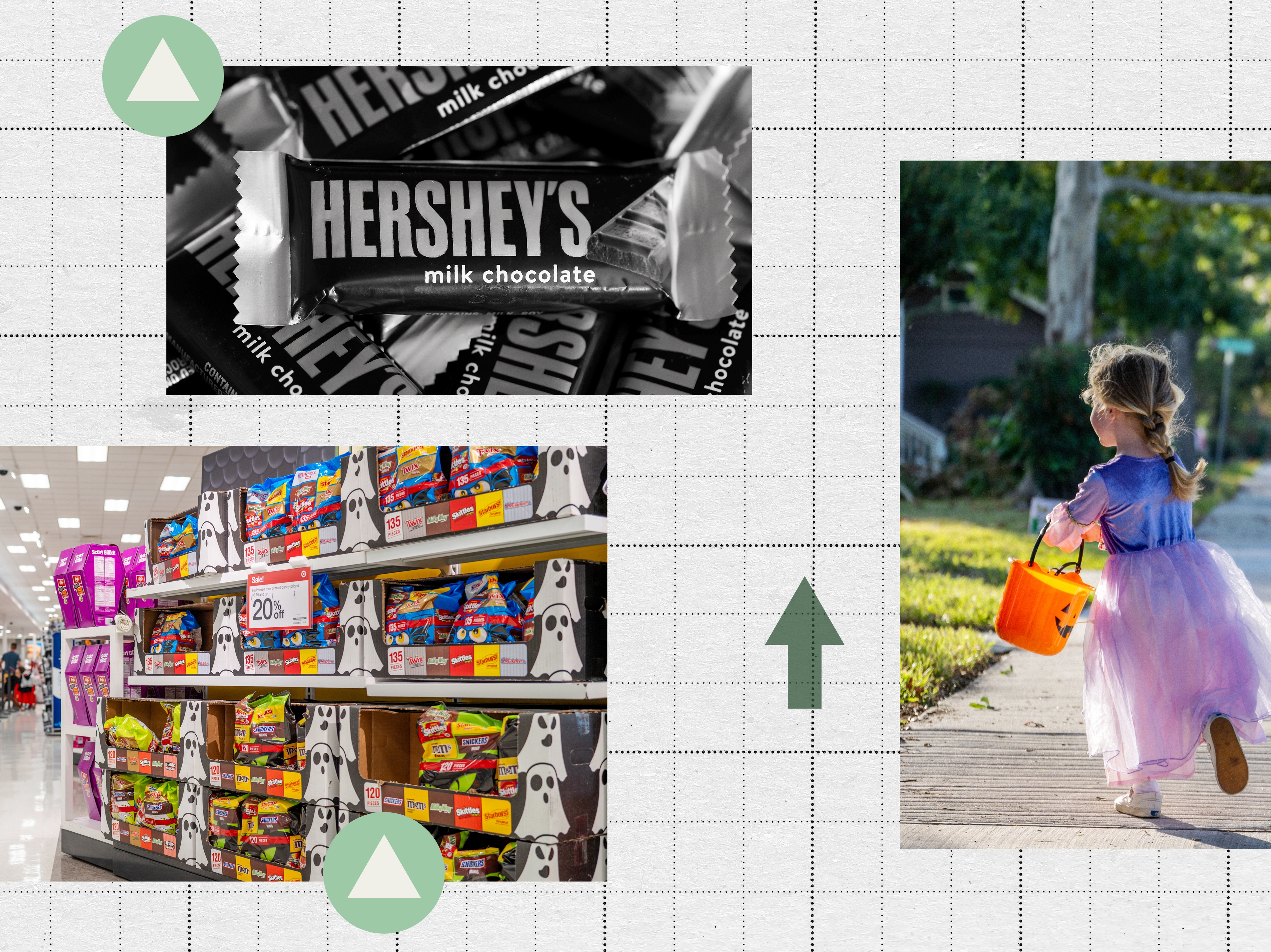 caption: For a second year in a row, chocolate prices are on the rise, making Halloween candy more expensive.