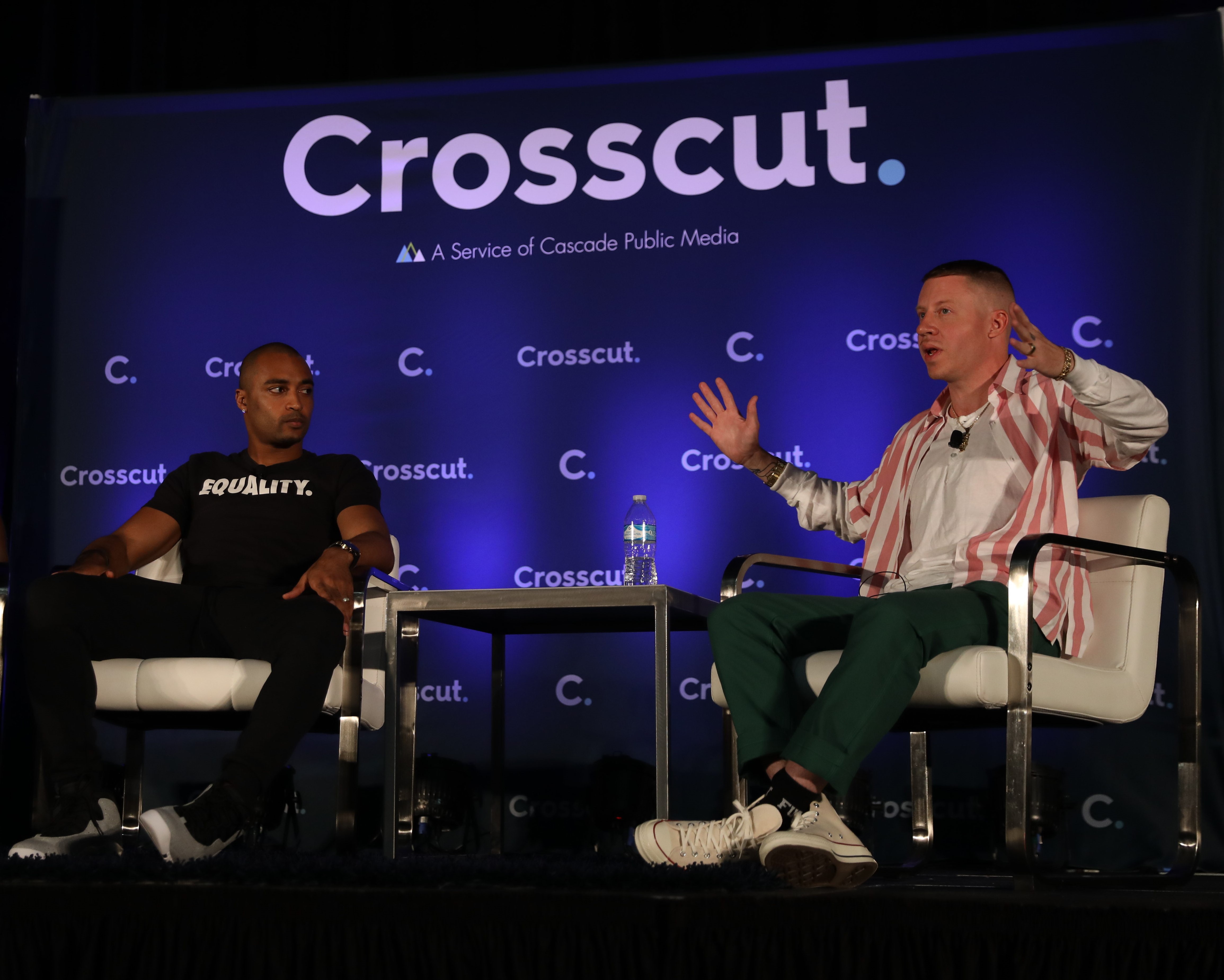 Doug Baldwin and Macklemore 