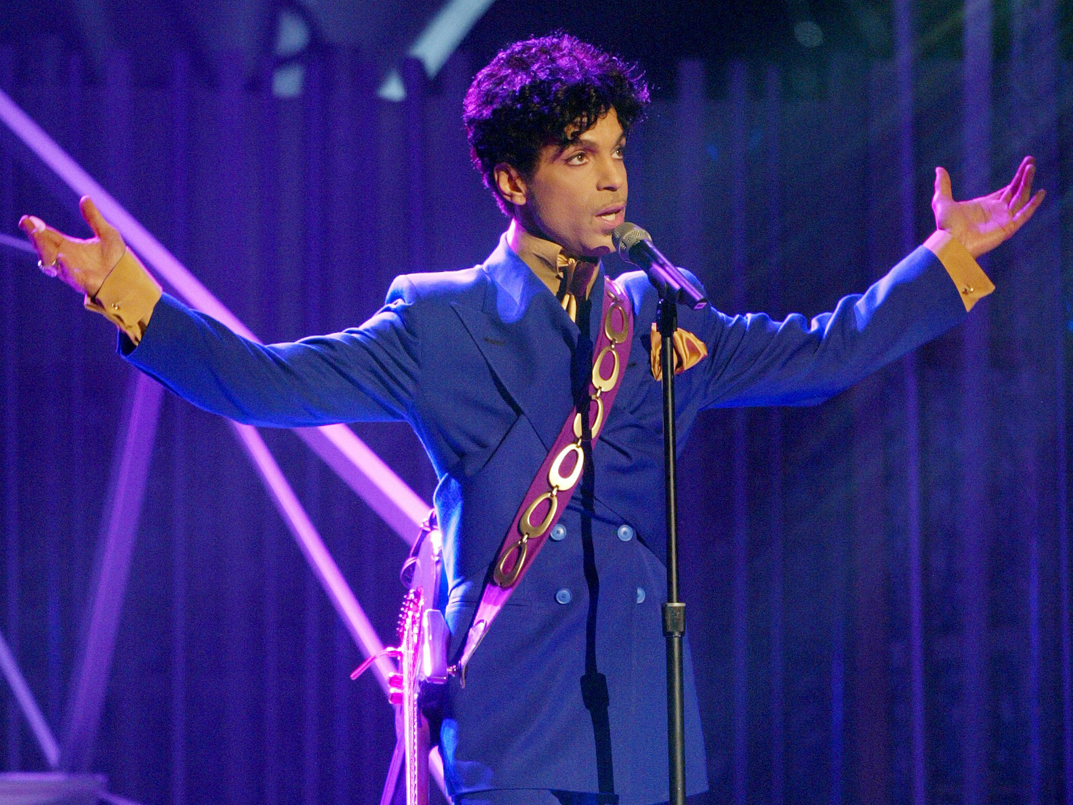 caption: Prince's estate was not happy with President Trump on Thursday night.