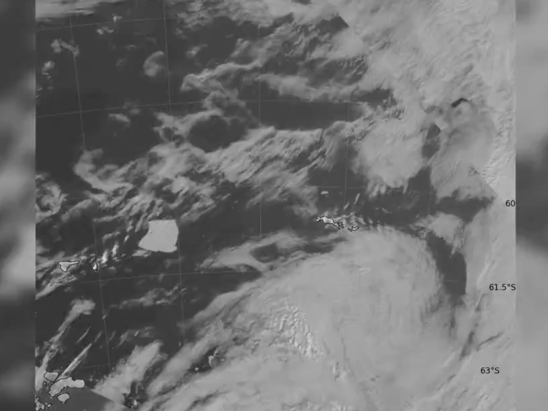 caption: After spinning near the South Orkney Islands of Antarctica for months, the world's largest iceberg, A23a, has broken free and is floating in the Southern Ocean.
