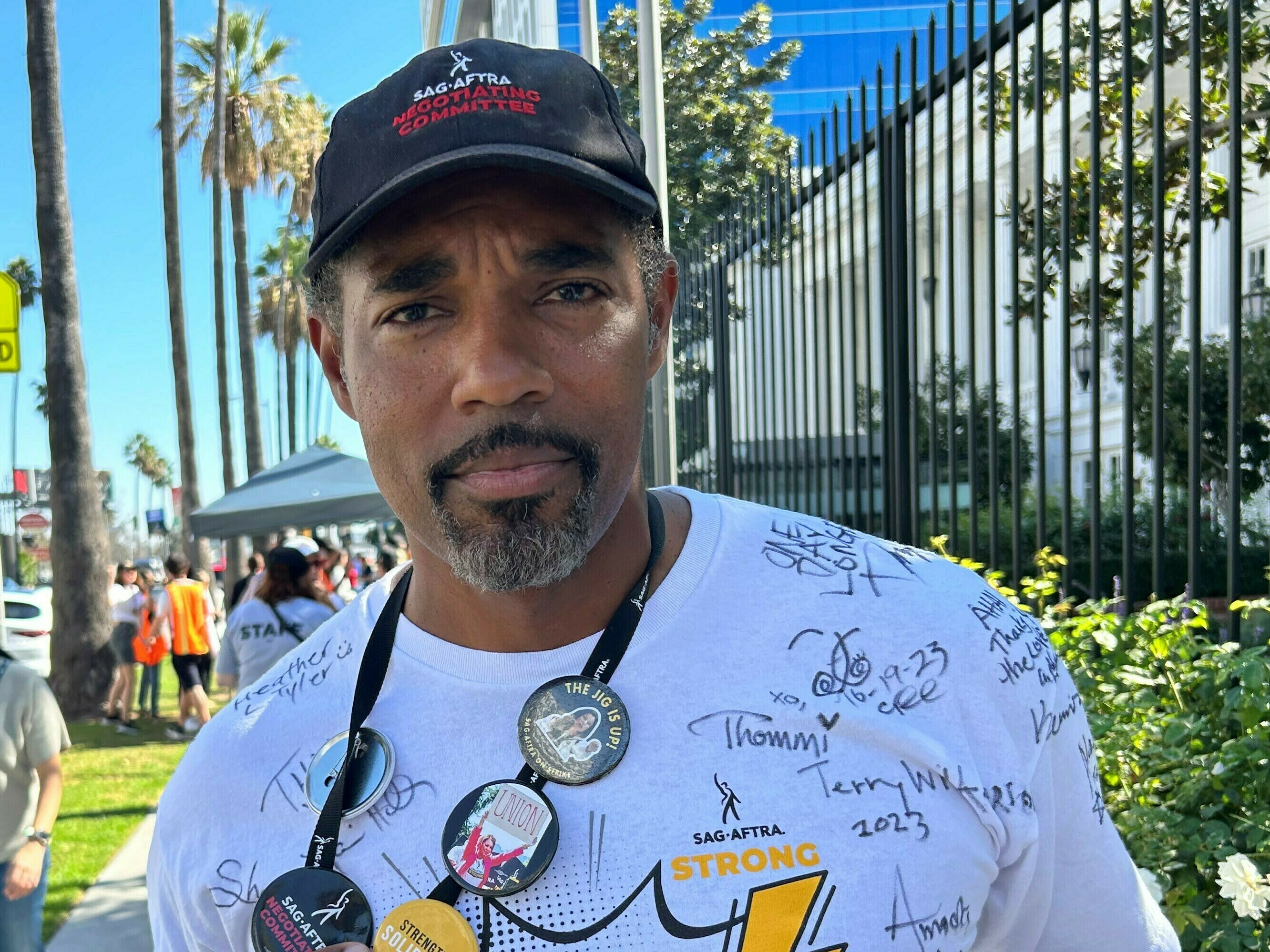 caption: Actor Jason George is on the negotiating team with SAG-AFTRA: "It's a heist movie" he says.