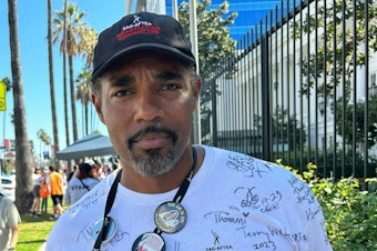 caption: Actor Jason George is on the negotiating team with SAG-AFTRA: "It's a heist movie" he says.