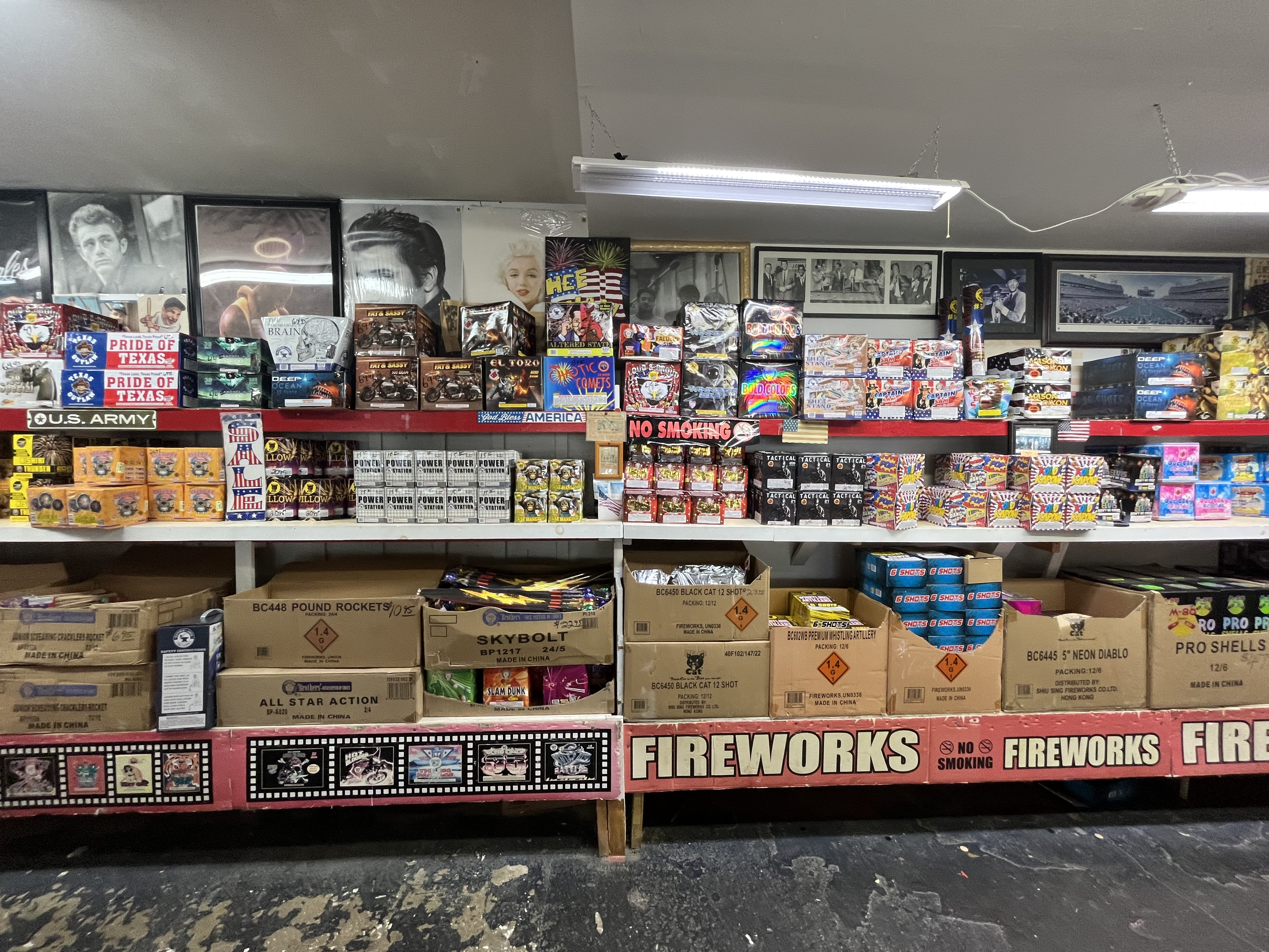 caption: Inside Hee Haw Fireworks