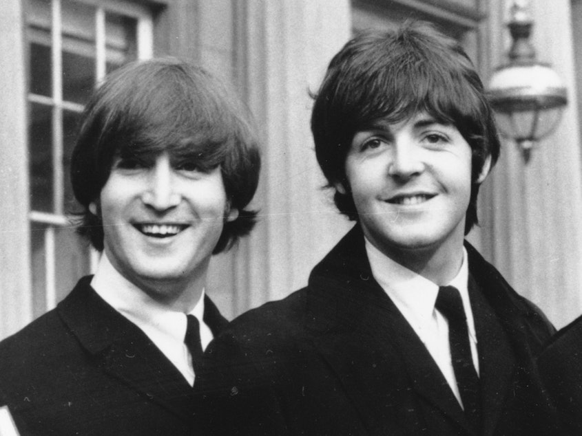 caption: Paul McCartney and John Lennon wrote songs for The Beatles under Lennon-McCartney, but a new statistical model can be used to tell who actually took the lead.