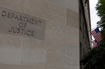 The U.S. Department of Justice building.