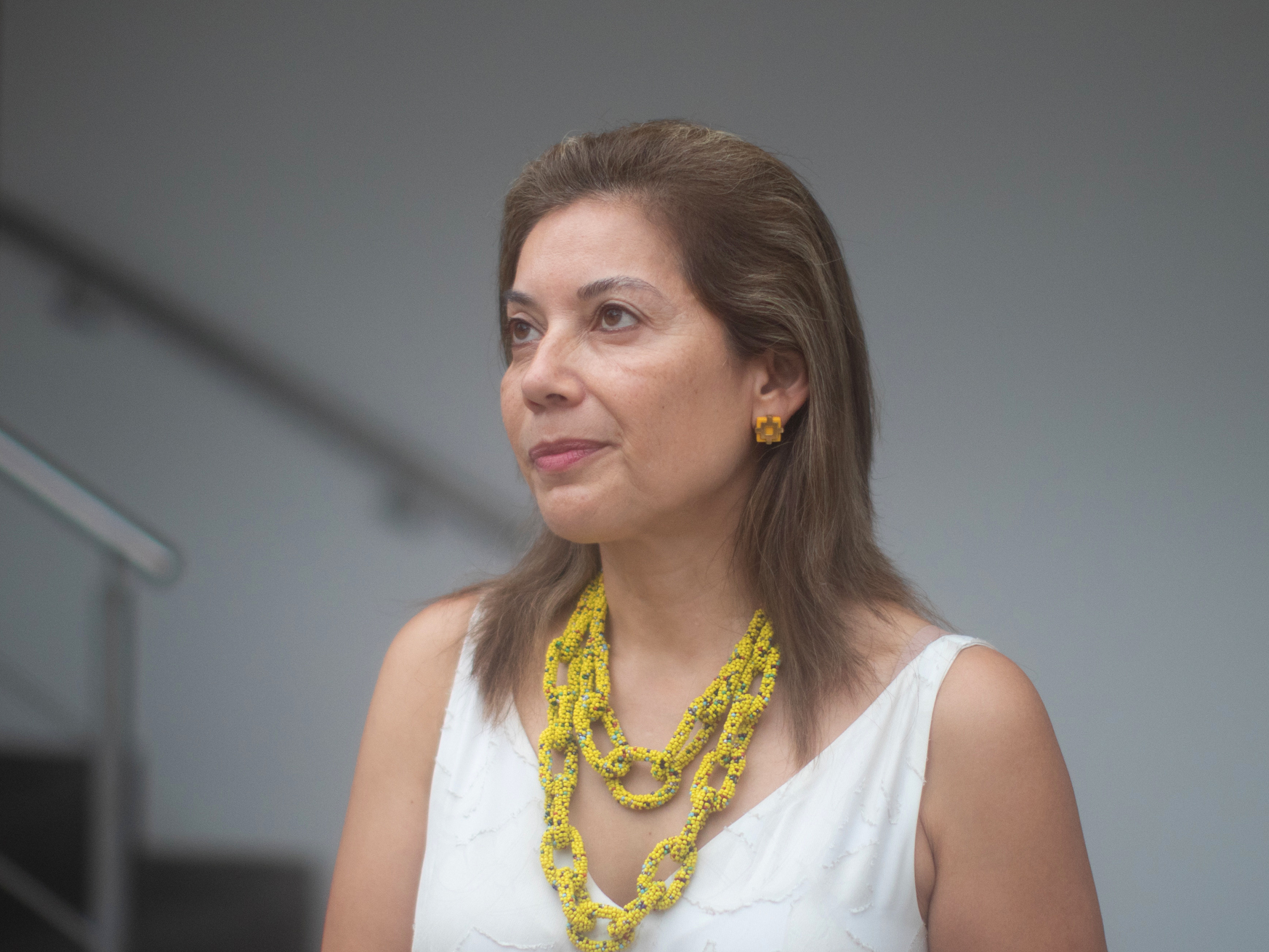 caption: Marianne Menjivar heads the International Rescue Committee's Colombia office. She says Venezuela's crisis has made family planning impossible.