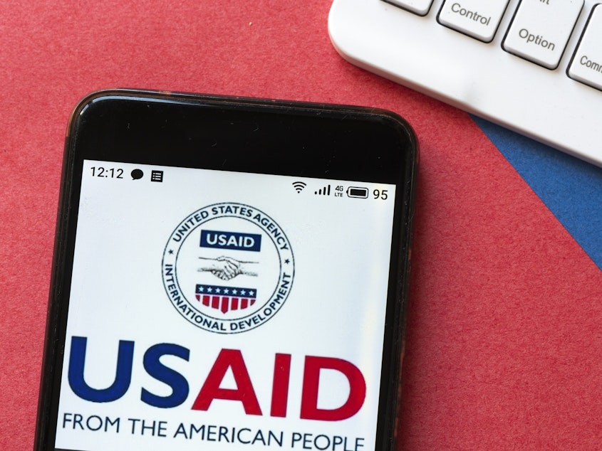 caption: USAID is one of the largest official foreign aid organizations in the world. An executive order from the Trump administration said there would be consequences if its diversity training programs were to continue.