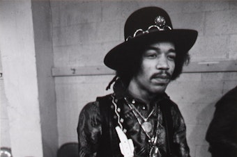 caption: Jimi Hendrix in Seattle, February 12, 1968: from nobody to superstar